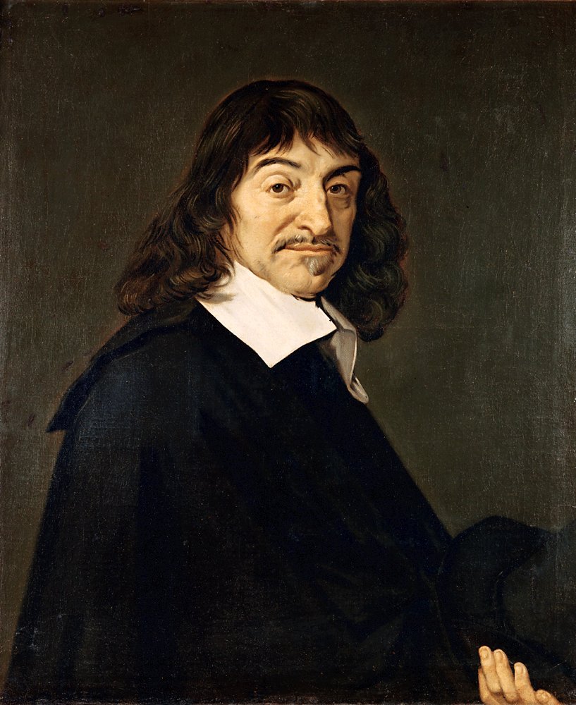 Retrato de René Descartes pintado por Frans Hals.