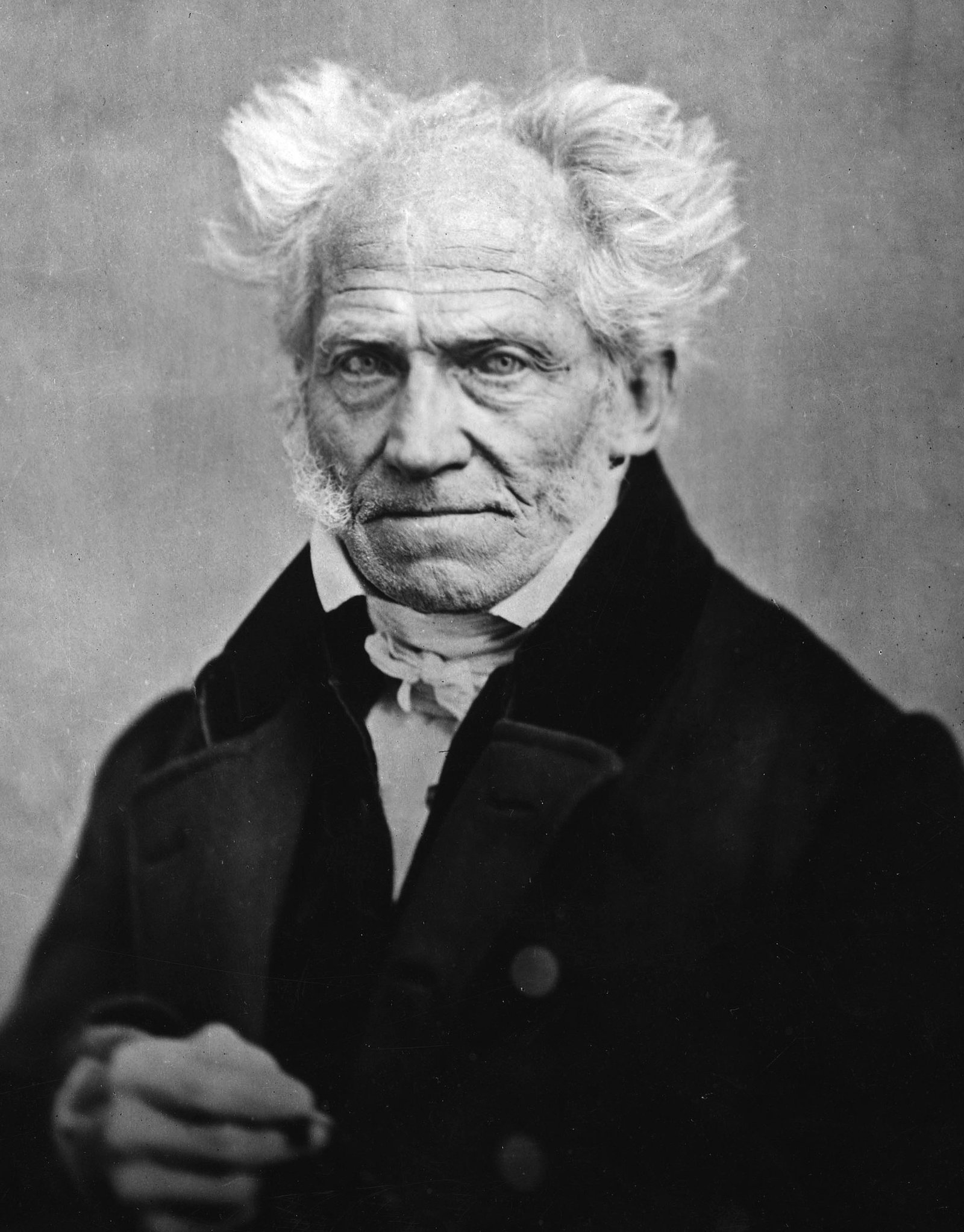 Retrato fotográfico de Arthur Schopenhauer.